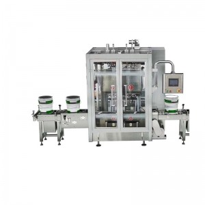自動(dòng)洗桶灌裝機(jī) 兩頭自動(dòng)鋁箔封口灌裝生產(chǎn)設(shè)備