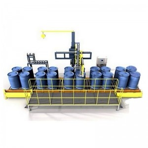 托盤(pán)式灌裝機(jī)-搖臂式灌裝機(jī)-四桶位灌裝機(jī)
