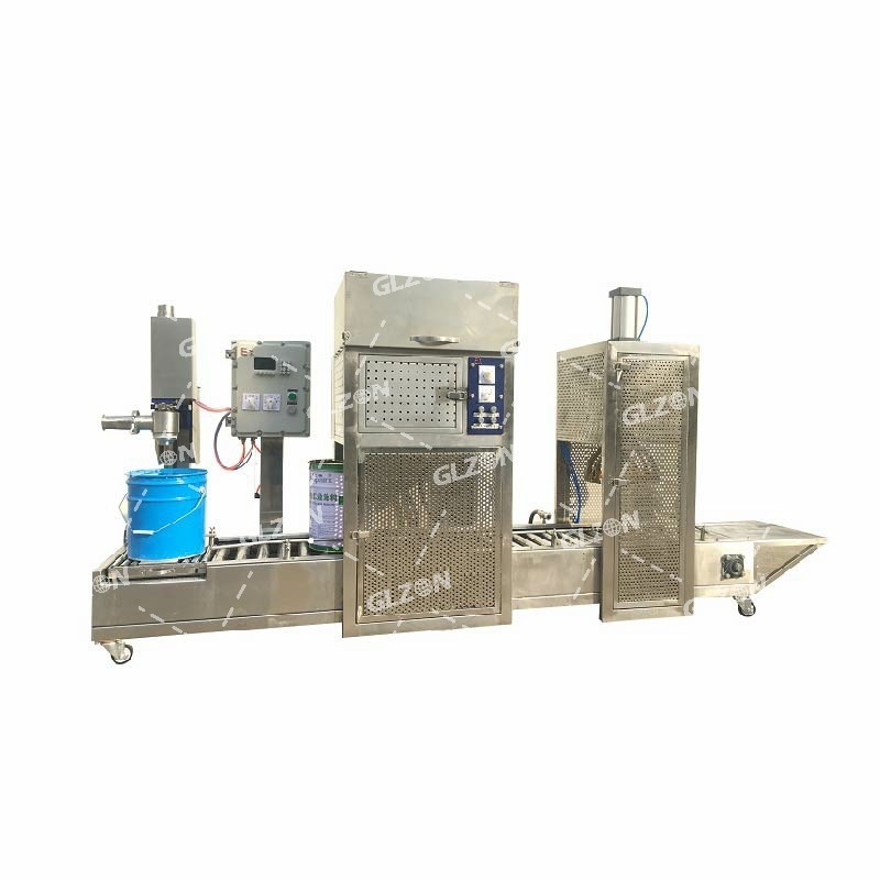 自動(dòng)稱(chēng)重包裝機(jī)-18升石化液體包裝機(jī)