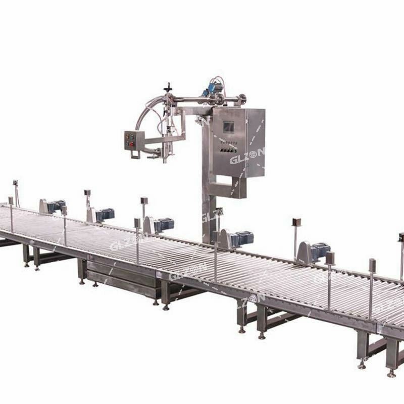 香菇肉醬灌裝機(jī) 1200公斤噸桶自動碼垛灌裝機(jī)